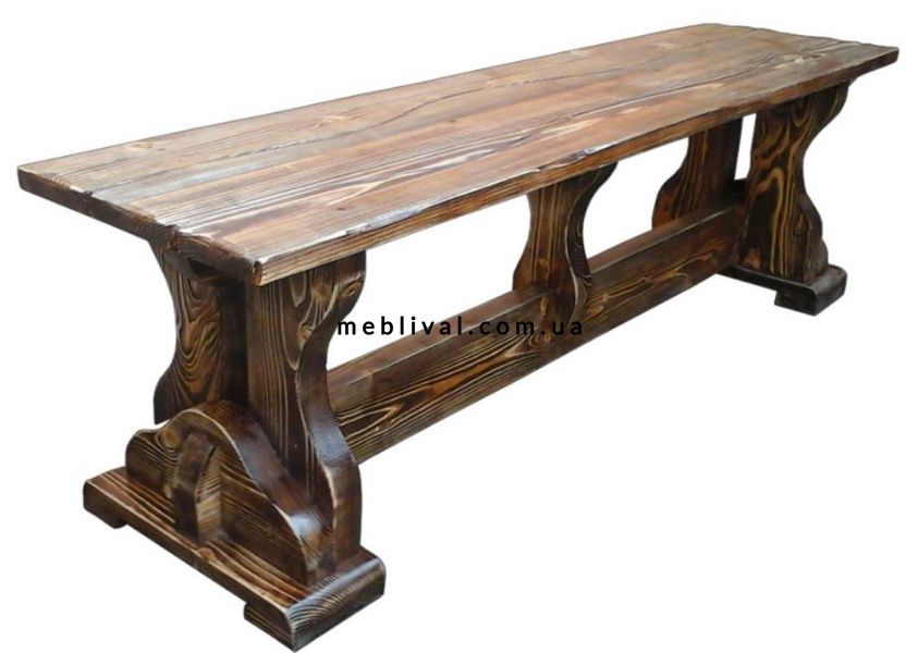 ➤Цена 15 943 грн  Купить Деревянный стол под старину для обеденной зоны Дюрталь 200х90 ➤орех ➤Столы под старину➤Агросвит 4С➤440306305.2ПЛМ фото