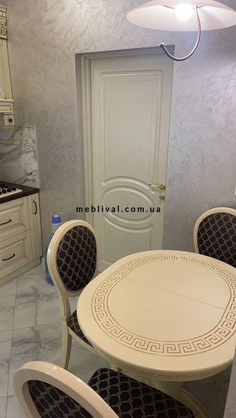 ➤Цена 44 883 грн UAH Купить Набор гостиный стол круглый Корсик + стулья 4 шт слоновая кость +патина золото ➤слоновая кость с патиной ➤Комплекты обеденные деревянные➤Агросвит 2С➤4580303030,1ПЛМ фото