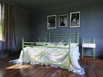 ➤Цена   Купить Металлическая кровать двуспальная Vicenza (Виченца) Bella Letto 1800х1900/2000 мм ➤Белый ➤Кровати металлические➤Металл-дизайн➤440300935WOOМЕТДИЗ.2 фото