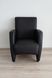 Комплект диван 3-х местный с креслом кожзам черный арт030029 440303471.1.EMB фото 5