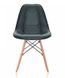 Черный стул на деревянных опорах обивка кожзам арт040265.1 SDM16WSBL,1ВВ1 фото 3