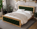 Кровать двухспальная с мягким изголовьем 180х200 зеленый 44035841.5ВИОРД фото 11