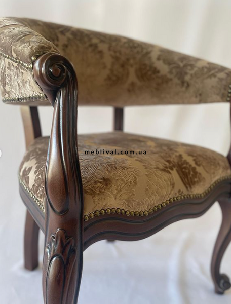 ➤Ціна 12 840 грн  Купити Мягкое кресло деревянное для кафе Ной кожзам➤Білий ➤Стулья деревянные➤Агросвит ФК➤6601900ПЛМ фото