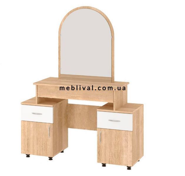 ➤Цена 24 560 грн  Купить Спальный гарнитур модульный ДСП дуб сонома+МДФ белый ➤дуб сонома ➤Спальни➤ПЕХ➤440304643,2ПЕХ фото