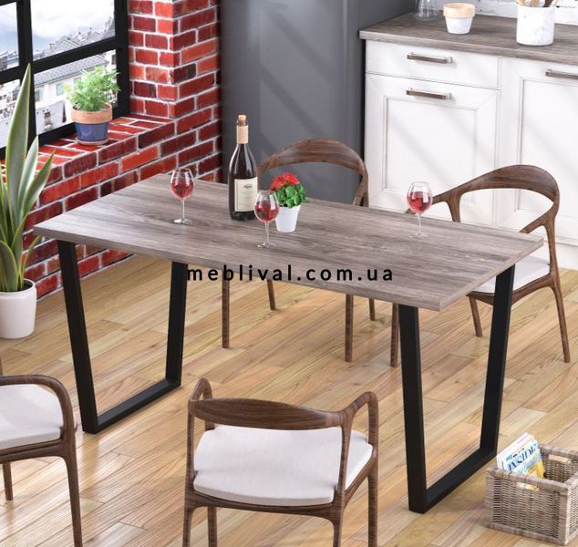 ➤Цена 8 100 грн  Купить Стол обеденный в стиле Loft Венге арт050108 ➤венге ➤Столы обеденные в стиле Loft➤Modern 10➤062628LO фото