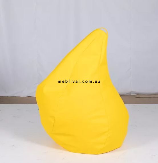 ➤Цена 2 517 грн  Купить Пуф кресло груша 80 ППУ желтый ➤Жёлтый ➤Пуфы➤M_S-ПУФ➤440303216М.7 фото