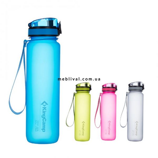➤Цена 510 грн UAH Купить Бутылка для воды KingCamp Tritan Bottle 1000ML (blue) ➤Голубой ➤Аксессуары для туризма➤KingCamp➤KA1136BL фото