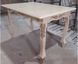 Прямоугольный стол деревянный раскладной с узорами патинированными Сальен 120х80 (+40) 440302944ПЛМ фото 2