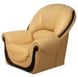 Комплект диван раскладной + кресло нераскладное с накладками деревянными ППУ желтый 440310647юд114 фото 4