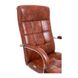 Кресло офисное на полозьях 65х70х101 хром кожзам коричневый 1248655458RICH2 фото 6