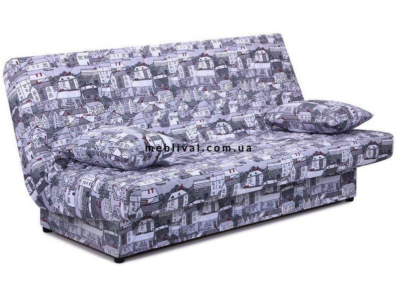➤Цена   Купить Диван-кровать Ньюс механизм клик-кляк City gray с двумя подушками ➤ ➤Диваны прямые➤Comfoson➤269620Com фото