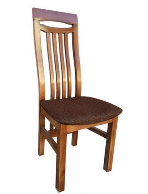 ➤Цена 4 825 грн  Купить Банкетный стул с мягким сиденьем и деревянной спинкой Берк лак орех ➤Орех темный ➤Стулья деревянные➤Агросвит 1С➤440306228ПЛМ фото