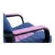 Кресло компьютерное крестовина пластик 61х55х110-117 кожзам комби фиолетовый подлокотники с мягкими накладками 1128837755RICH3.2 фото 5