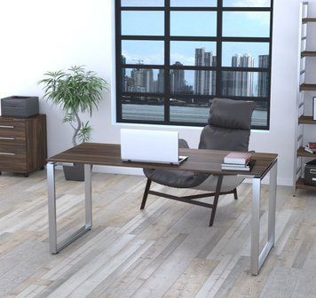 ➤Ціна 10 327 грн  Купити Письменный стол для офиса в стиле Loft Орех столешница 32 мм арт050131➤орех ➤Письменные столы в стиле Loft➤Modern 10➤62641LO фото