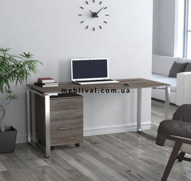➤Ціна 10 327 грн  Купити Письменный стол для офиса в стиле Loft Орех столешница 32 мм арт050131➤орех ➤Письменные столы в стиле Loft➤Modern 10➤62641LO фото
