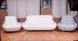 Комплект мягкой мебели диван нераскладной и два кресла ППУ белый 440300179М фото 7