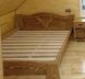 Кровать деревянная двуспальная Адьлози 2 под старину 0132МЕКО фото 2
