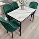 Комплект кухонный стол Retsech 110х70(+40) Стандарт + стул Nitram 4 шт зеленый 0220JAM фото 11