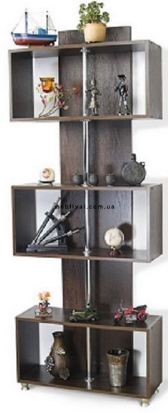 ➤Цена 4 640 грн  Купить Стеллаж для книг арт040042 ➤Орех темный ➤Стелажи➤Modern 4➤440303503.1.ТС фото