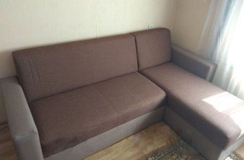 ➤Ціна 14 674 грн  Купити Диван угловой 233х156х88 спальное место 112х199 см Дельфин коричневый➤Коричневий ➤Диваны мех дельфин➤B_S_У➤440305592ВЕС.2 фото