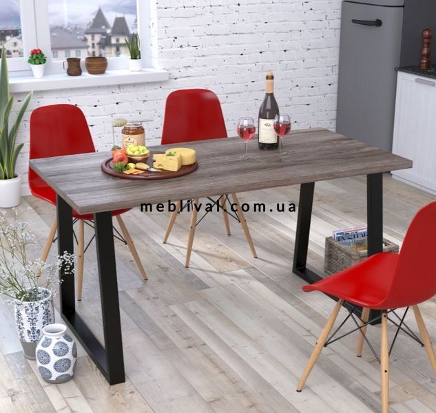 ➤Цена 8 303 грн  Купить Кухонный стол в стиле Loft Венге арт050109 ➤венге ➤Столы обеденные в стиле Loft➤Modern 10➤62624LO фото