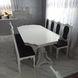 Комплект стіл банкетний Калин 200х100(+40+40) + стільці 8 шт 0083SEN фото 4