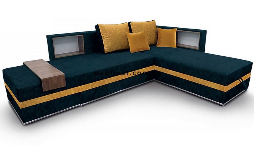 ➤Цена 24 366 грн  Купить Угловой диван трансформер со столиком накладным арт040164.4 ➤Красный ➤Диваны угловые➤Modern 7➤440312323.5.ВО фото