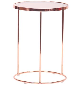 ➤Цена 3 839 грн  Купить Стол журнальный Kalibri, rose gold, glass top ➤ ➤Столы барные➤AMF➤545685АМ фото