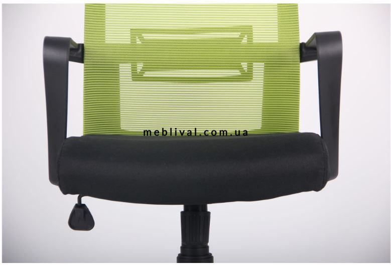 ➤Ціна 4 222 грн  Купити Кресло Neon HR сиденье Саванна nova Black 19/спинка Сетка салатовая➤Чорний ➤Коллекция крісел Mendeleev➤AFM➤521184АМ фото