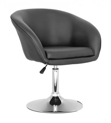➤Ціна 6 082 грн  Купити Черное кресло для парикмахерских опора хромированный блин арт040187.1➤Чорний ➤Стулья барные➤Modern 8➤MURATBl.ВВ1 фото