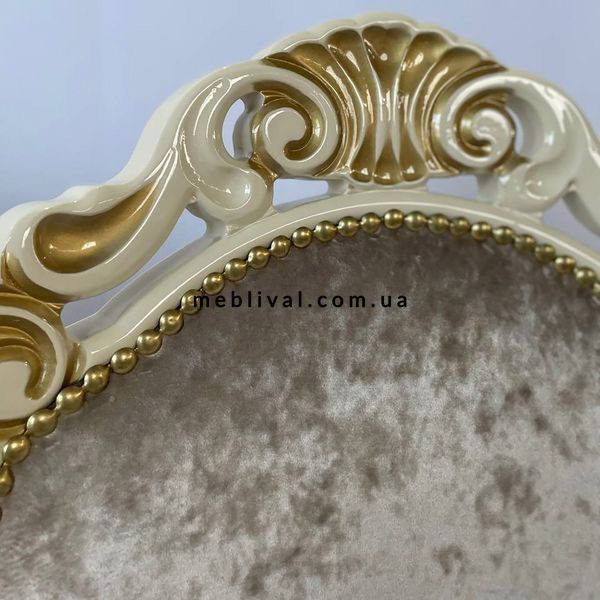 ➤Цена 10 500 грн UAH Купить Стул резной банкетный Грант слоновая кость + патина золото ➤слоновая кость + патина ➤Стулья деревянные➤Агросвит ФК➤70012015ПЛМ фото