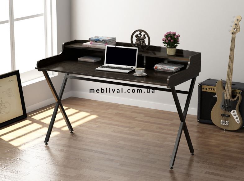 ➤Ціна 3 780 грн  Купити Компьютерный стол в стиле Loft на металлических ножках Орех арт050137.3➤орех ➤Письменные столы в стиле Loft➤Modern 10➤62693LO фото