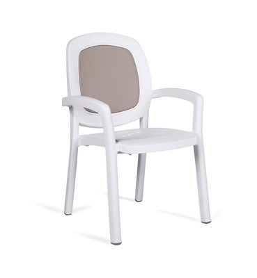 ➤Цена   Купить Кресло садовое BETA белое, серое ➤ ➤Кресла и стулья пластиковые➤NARDI➤4027000124 фото