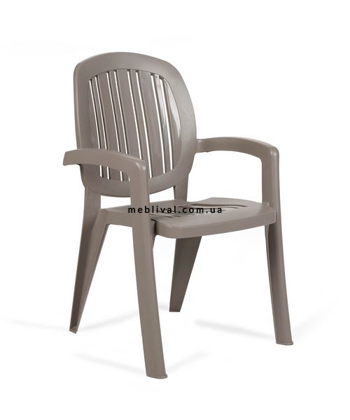 ➤Цена   Купить Кресло садовое Creta сіре ➤ ➤Кресла и стулья пластиковые➤NARDI➤4027210000 фото