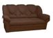 Комплект мягкой мебели диван раскладной + кресло 1шт Боннель ППУ Дельфин коричневый 440310684юд9 фото 2