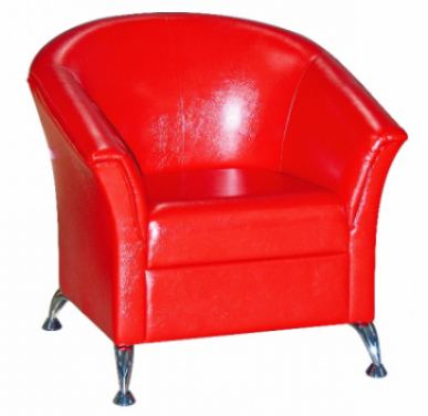 ➤Цена 5 594 грн  Купить Кресло Комби 1 тм Алис-мебель Красный ➤ ➤Кресла мягкие➤Алис-мебель➤43615AL.3 фото