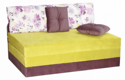 ➤Цена 20 320 грн  Купить Диван Идея без подлокотников тм Алис-мебель 180 см., Фиолетовый с желтым ➤197 ➤Диваны прямые➤Алис-мебель➤43597AL.3 фото