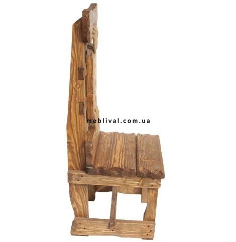 ➤Цена 2 625 грн UAH Купить Стул деревянный Ритагоб твердый под старину ➤Горіх ➤Стулья под старину➤МЕКО➤0053МЕКО1 фото