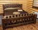 Кровать деревянная двуспальная 160х200 Лешим под старину 0137МЕКО фото 1