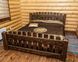 Кровать деревянная двуспальная 160х200 Лешим под старину 0137МЕКО фото 4