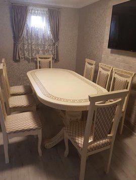 ➤Ціна 40 855 грн UAH Купити Деревянный стол ручной работы Охара слоновая кость с патиной 200х100(+40+40)➤Слоновая кость ➤Столы деревянные➤Агросвит➤440302906,1ПЛМ фото