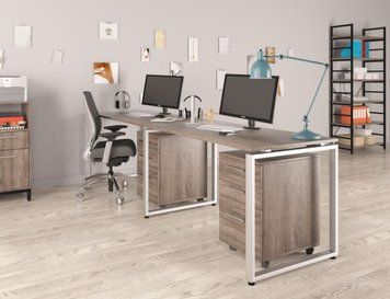 ➤Ціна 12 150 грн  Купити Офисный письменный стол двойной в стиле Loft Дуб арт050172.2➤дуб ➤Письменные столы в стиле Loft➤Modern 10➤62646LO фото