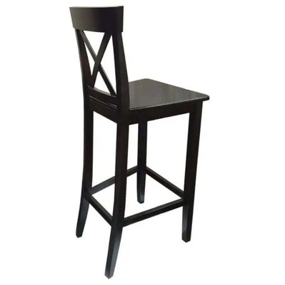 ➤Ціна 4 021 грн  Купити Высокий барный стул нерегулируемый с подножкой корпус дерево лак венге Бозуль➤венге ➤Стулья барные➤Агросвит 1П➤440311976ПЛМ фото
