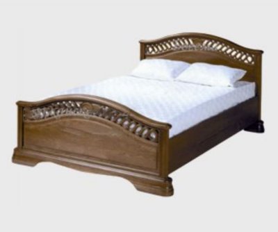 ➤Цена   Купить Кровать двуспальная Касалегас ➤Коричневый ➤Кровати деревянные➤Агросвит➤440303006ПЛМ фото