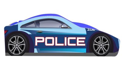 ➤Цена   Купить Кровать машинка Police blue 80х170 ➤ ➤Кровати детские➤VDЕ➤144541ВИОРД42 фото