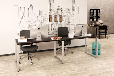 ➤Ціна 8 100 грн  Купити Офисный письменный стол двойной в стиле Loft Венге арт050172➤венге ➤Письменные столы в стиле Loft➤Modern 10➤62648LO фото