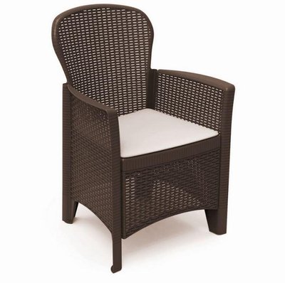 ➤Цена   Купить Кресло FOLIA коричневое ➤ ➤Кресла и стулья пластиковые➤NARDI➤8009271090163.САДГ фото