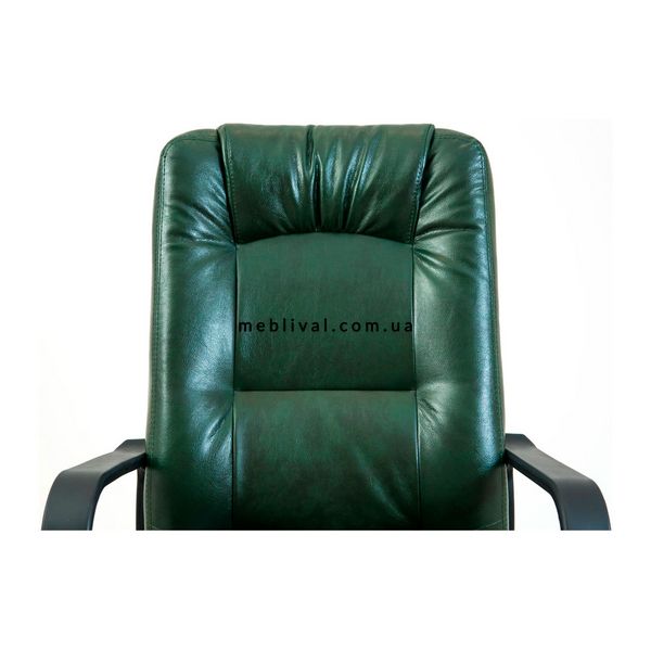 ➤Цена 6 570 грн  Купить Кресло компьютерное крестовина пластик кожзам зеленый подлокотники пластиковые нерегулируемые ➤Зелёный ➤Кресла руководителя➤R_C - К➤1122334455RICH11 фото
