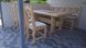 Комплект стіл 160х80 + лавка та два стільці дерев'яні Редон 440302875ПЛМ фото 5