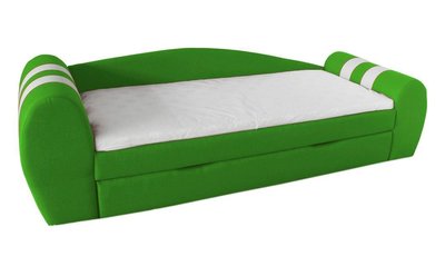 ➤Цена   Купить Диван кровать машина с ящиком 1900х800, ЛДСП, Зеленый ➤Синий ➤Детские диваны➤VDЕ➤144548.4ВИОРД фото